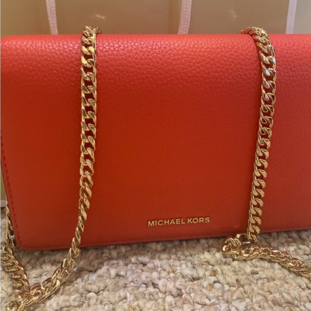 ♦️♦️NWT FLASHSALE  Michael Kors Jet Set medium flap chain crossbody